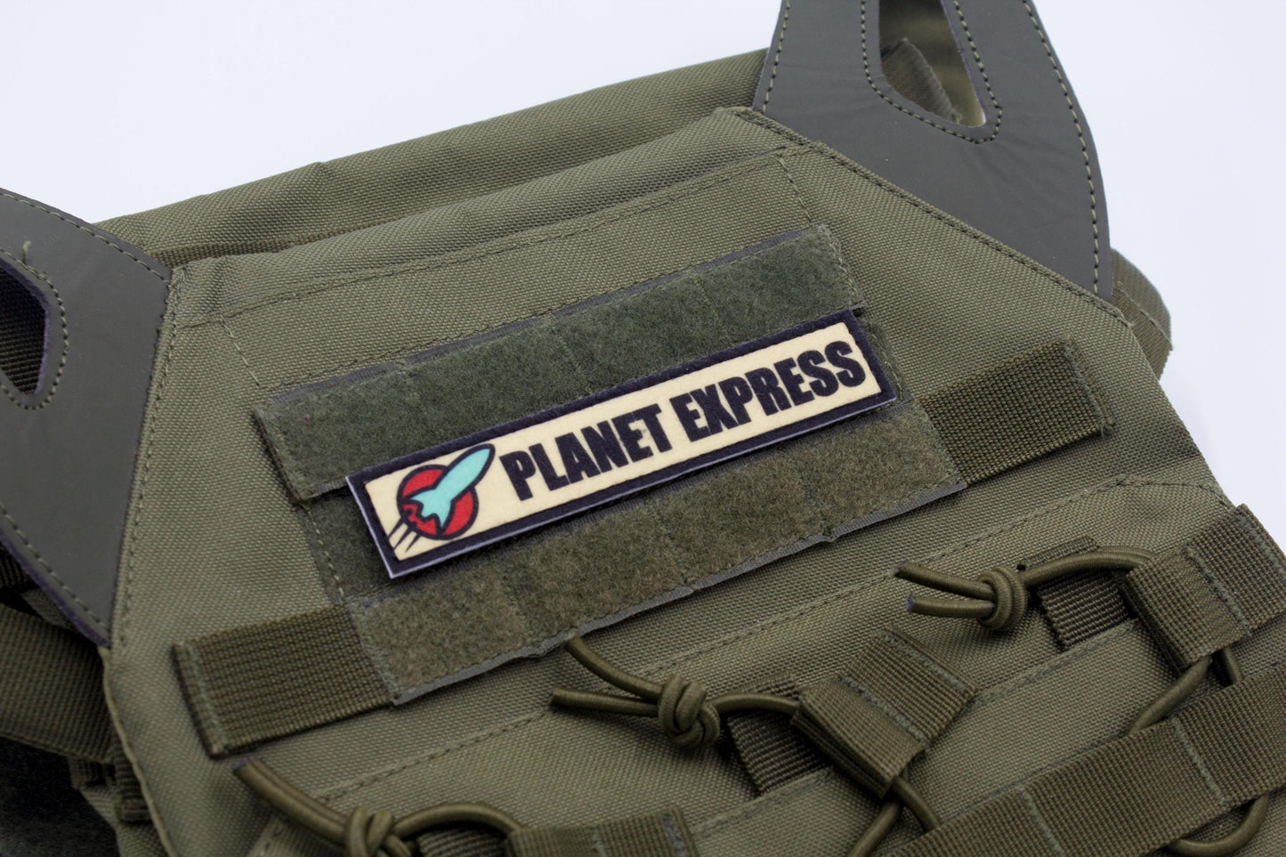 Planet express Futurama Cosplay hook and loop morale patch