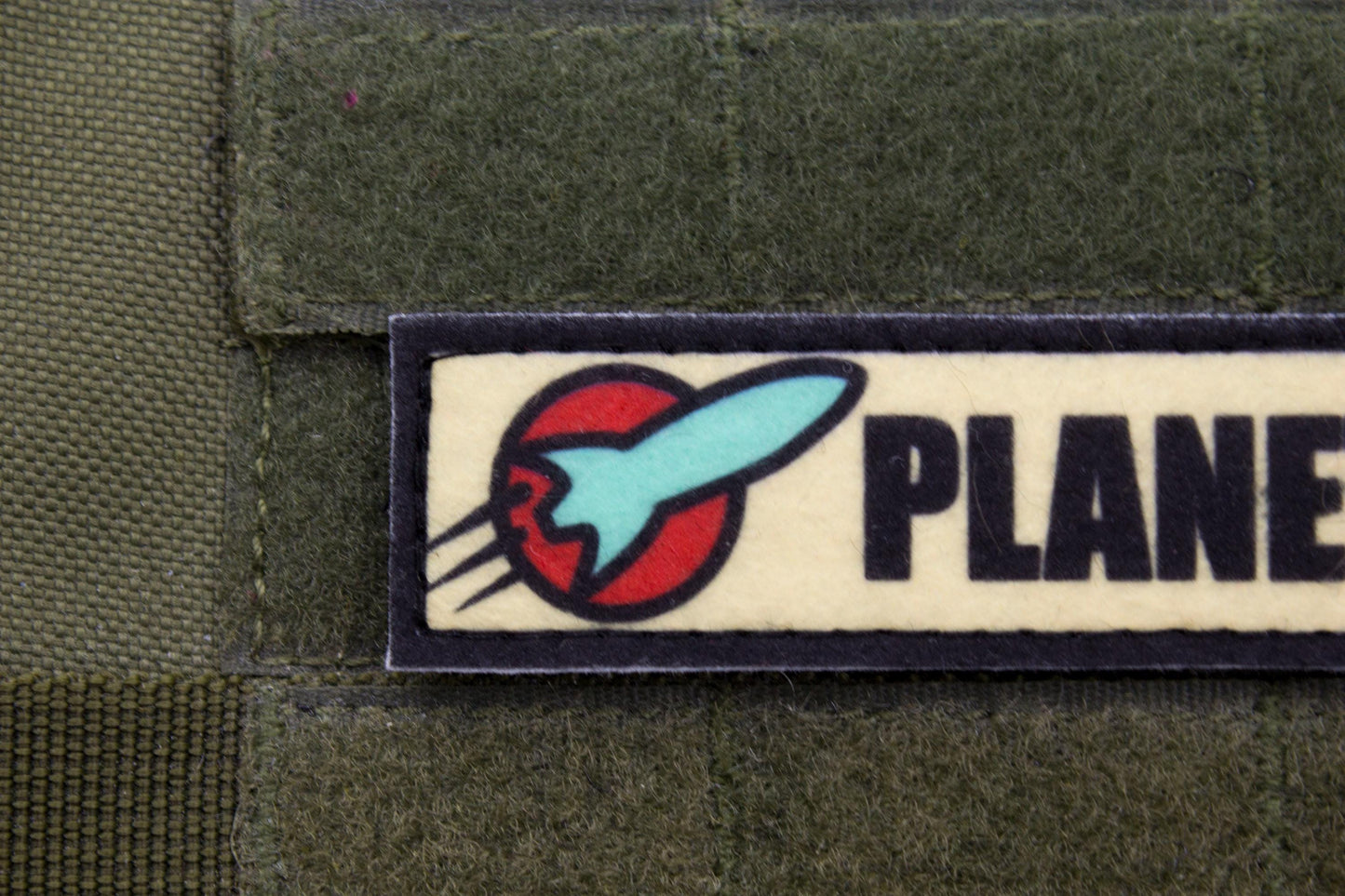 Planet express Futurama Cosplay hook and loop morale patch