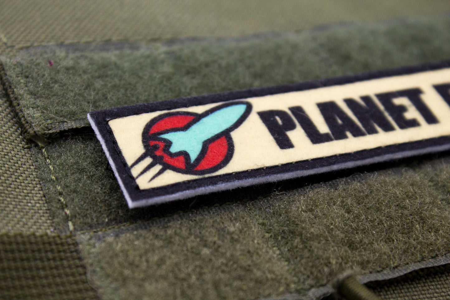 Planet express Futurama Cosplay hook and loop morale patch