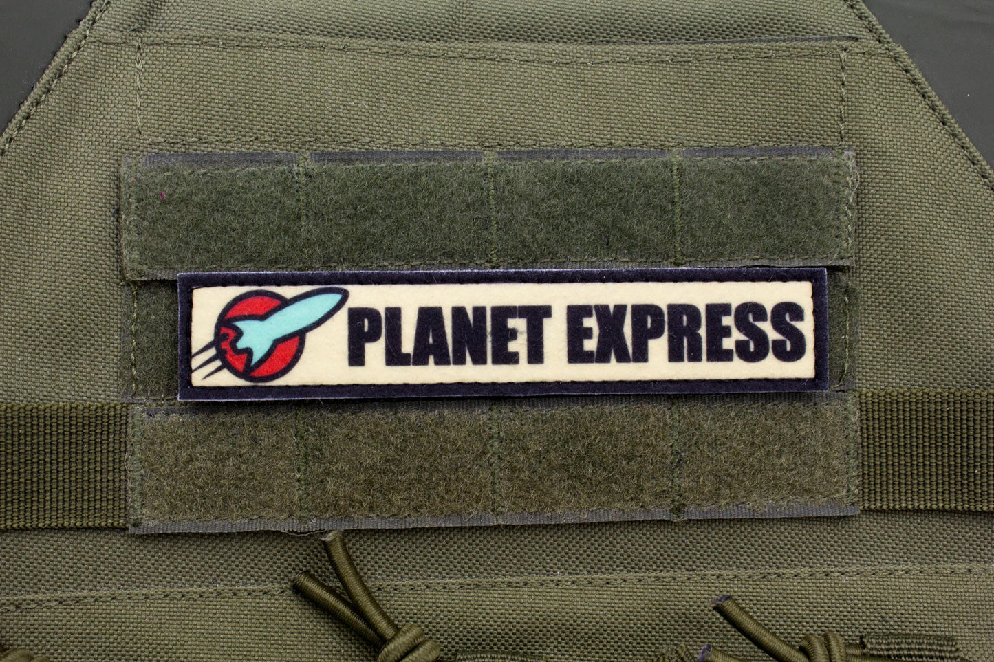 Planet express Futurama Cosplay hook and loop morale patch