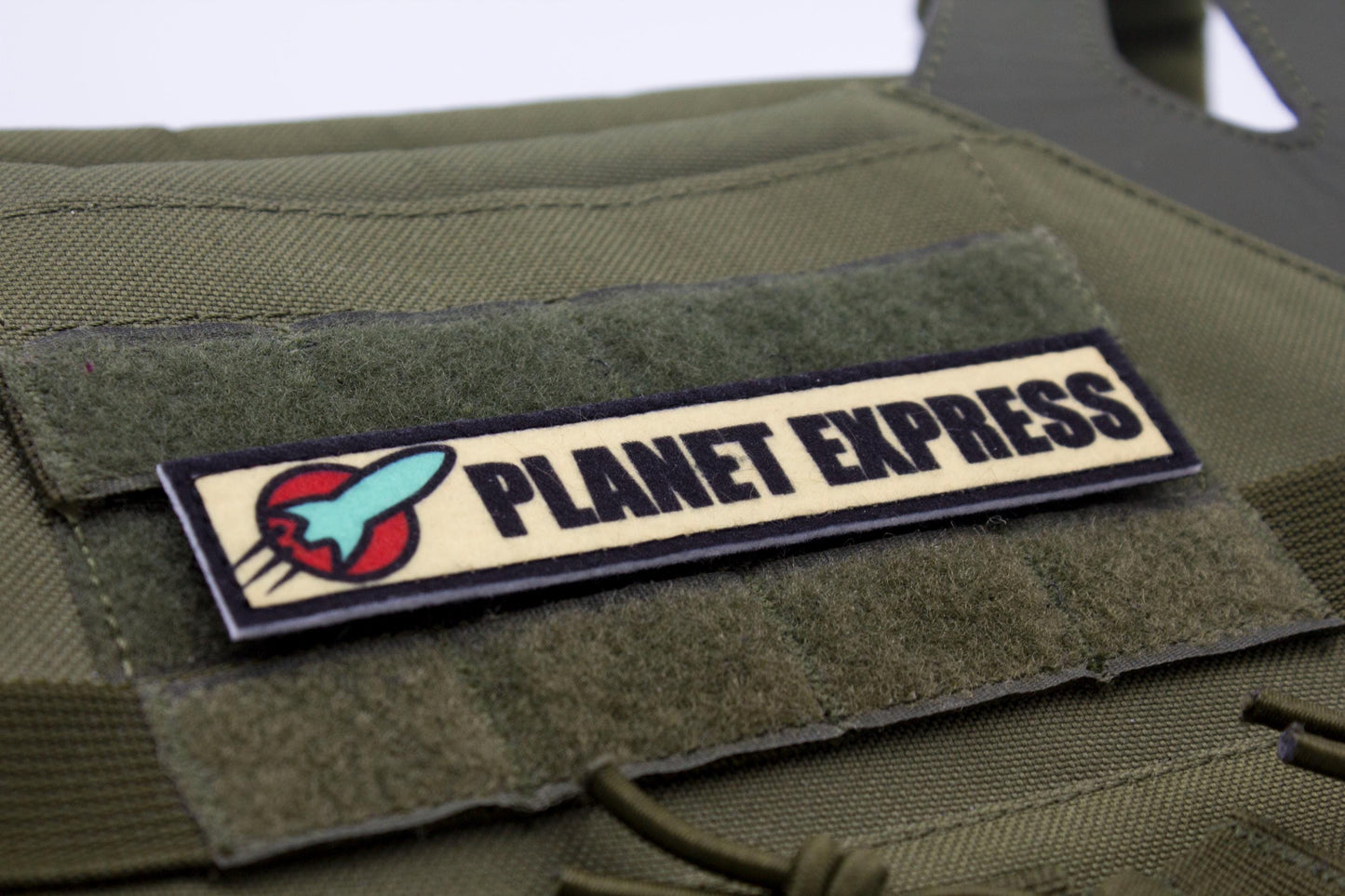 Planet express Futurama Cosplay hook and loop morale patch