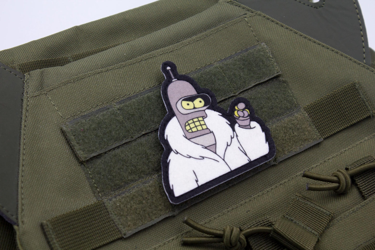 Futurama Bender Meme Cosplay hook and loop morale patch