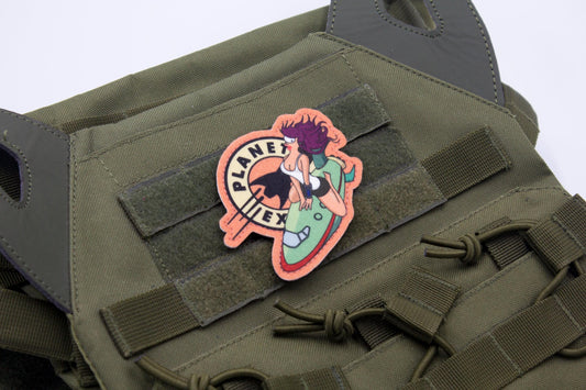 Futurama Leela Cosplay hook and loop morale patch