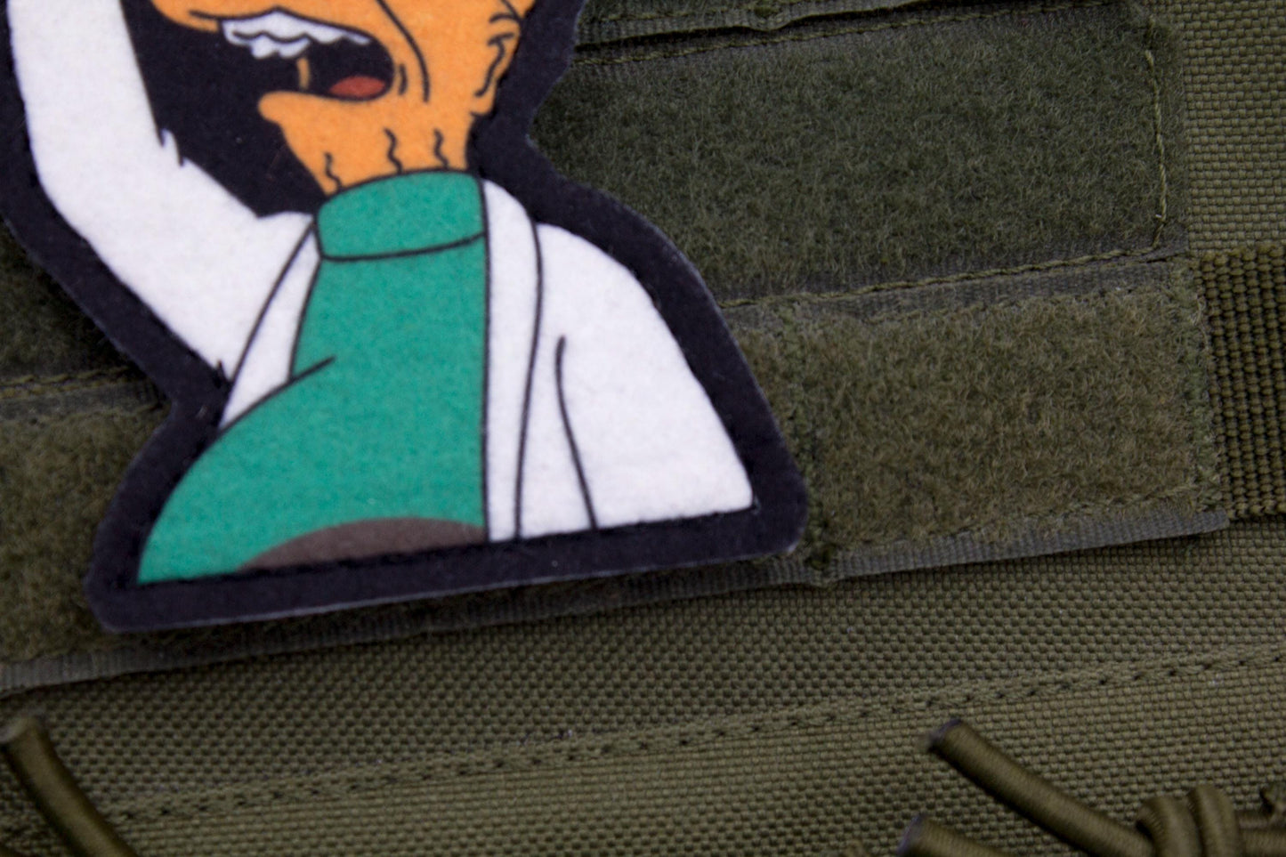 Farnsworth Futurama Cosplay hook and loop morale patch