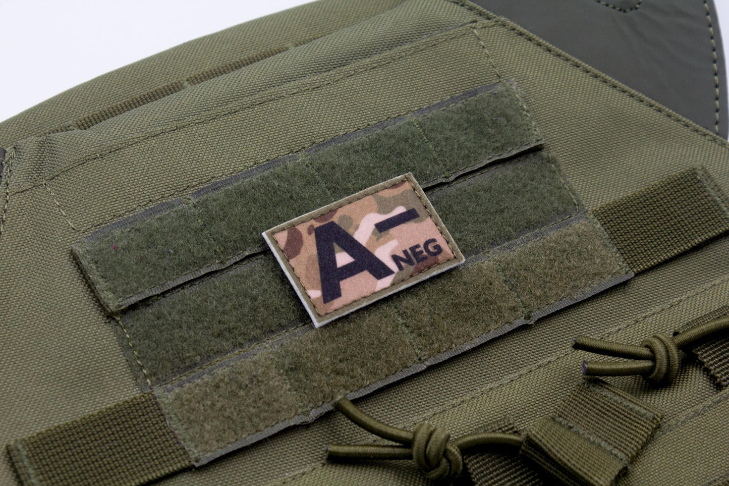 Blood type A- neg MULTICAM paramedic emt patch