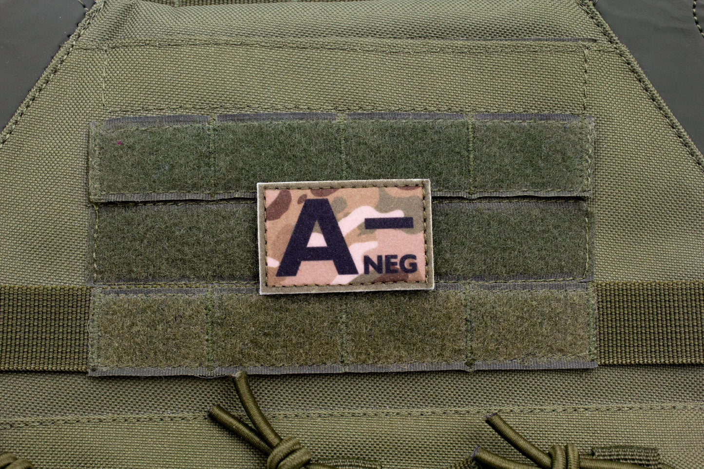 Blood type A- neg MULTICAM paramedic emt patch