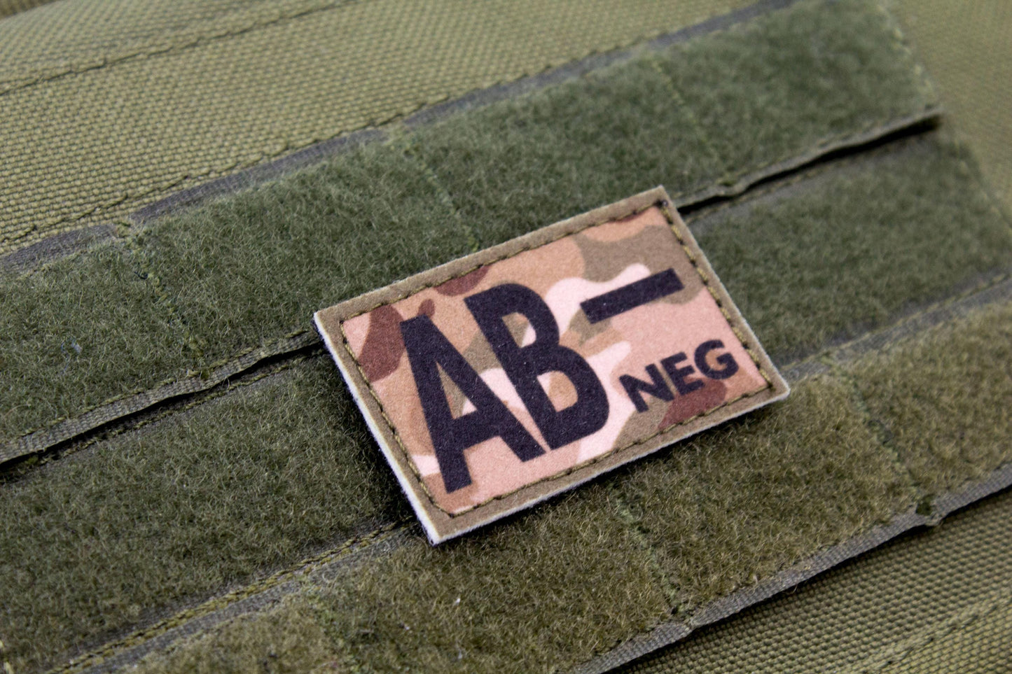 Blood type AB- neg MULTICAM paramedic emt patch