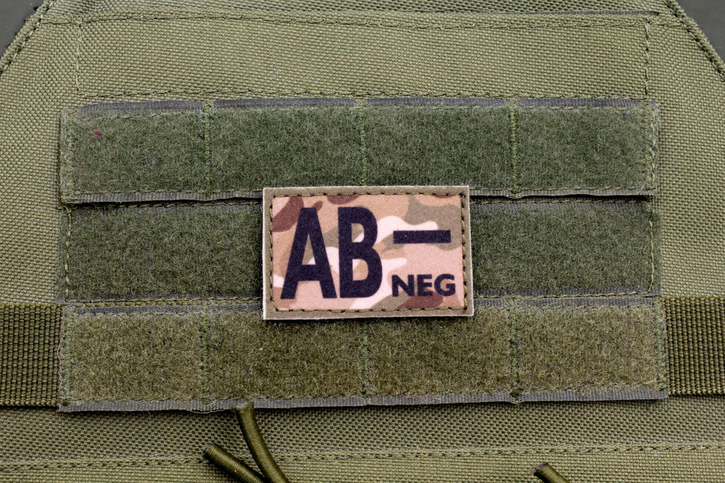 Blood type AB- neg MULTICAM paramedic emt patch