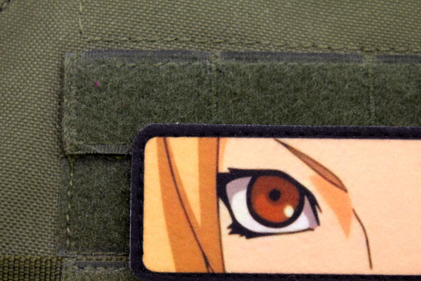 Tsunade eyes Naruto anime hook and loop patch