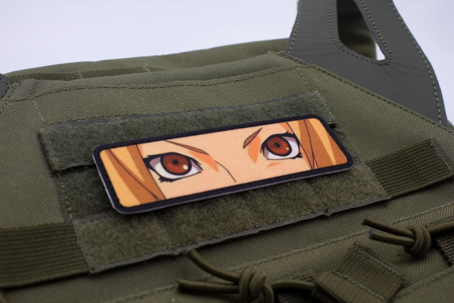 Tsunade eyes Naruto anime hook and loop patch