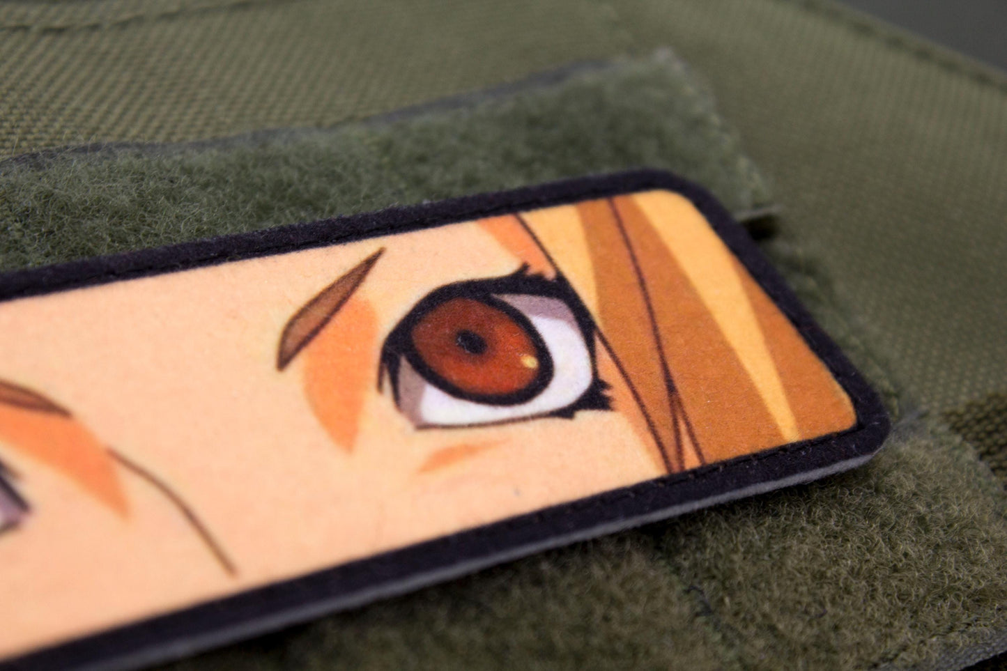 Tsunade eyes Naruto anime hook and loop patch
