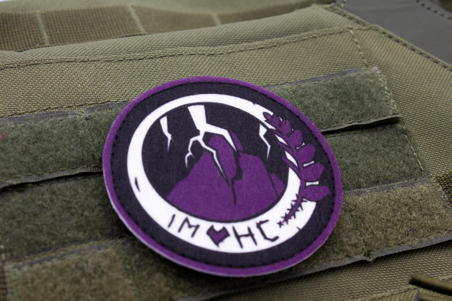 Heathcliff Limbus Company hook and loop patch 3″