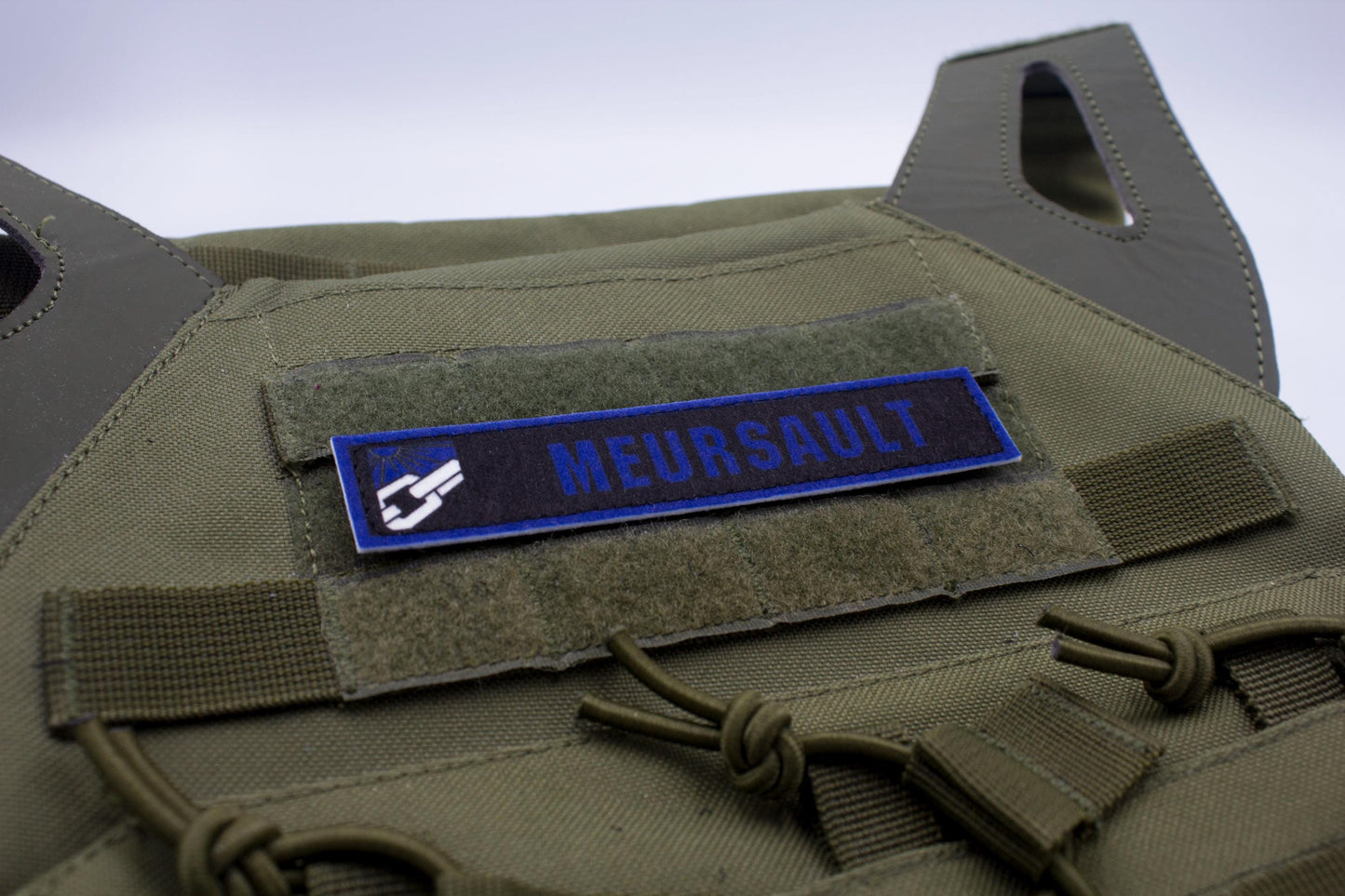 Meursault Limbus Company stripe hook and loop patch