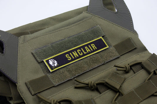 Sinclair Limbus Company stripe hook and loop patch
