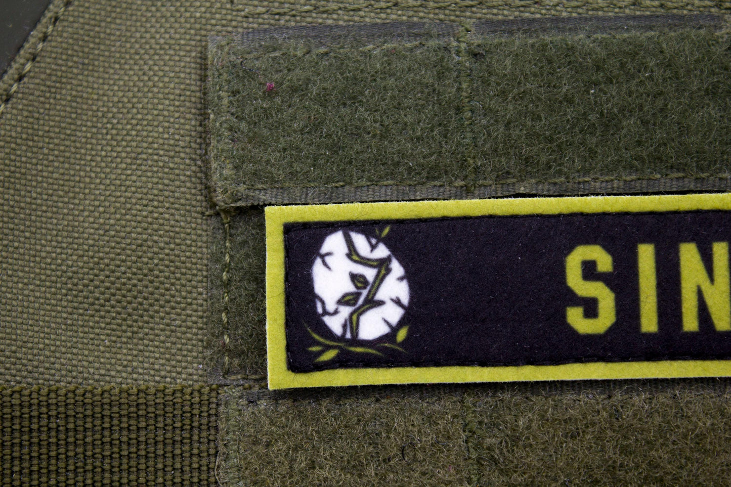 Sinclair Limbus Company stripe hook and loop patch