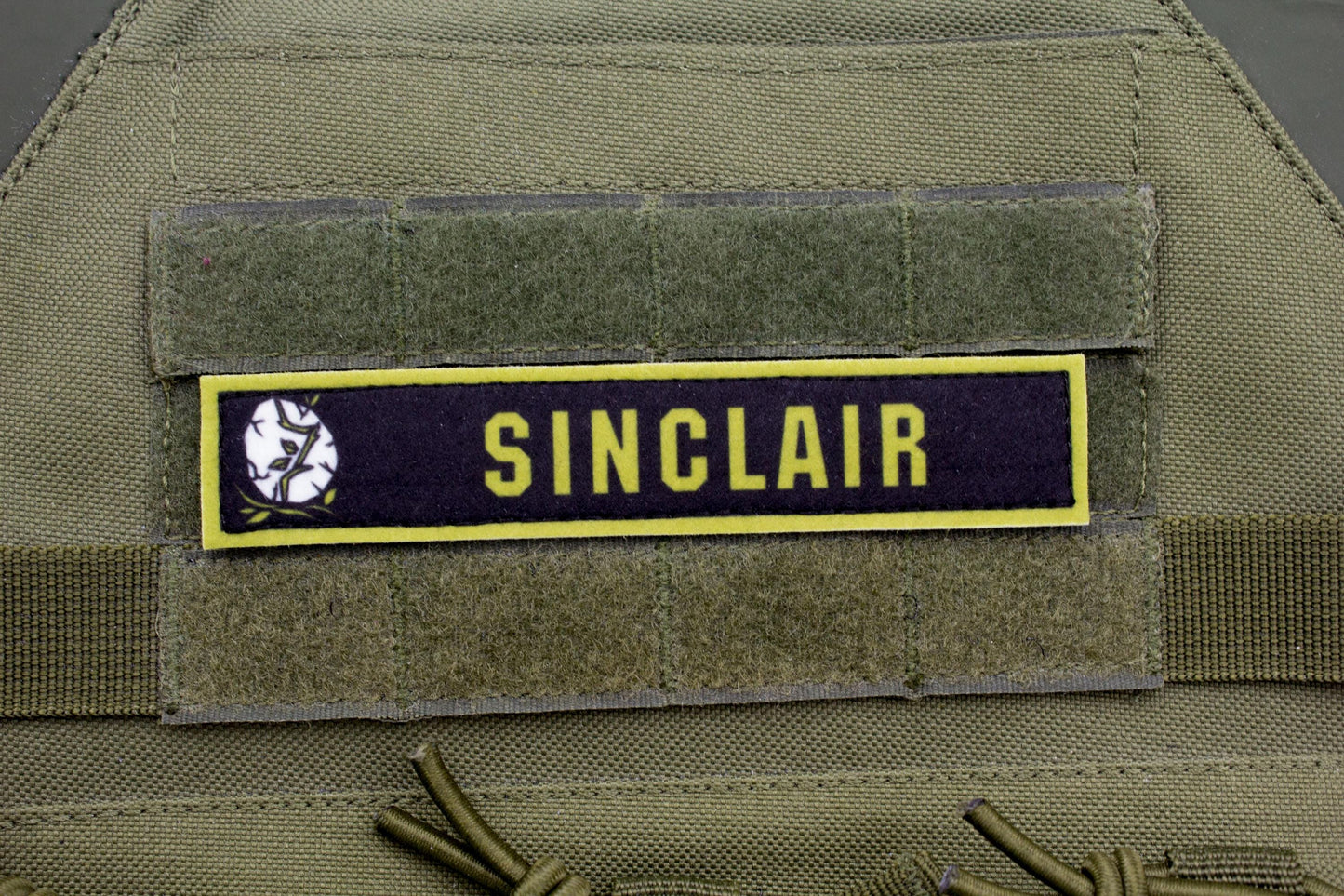 Sinclair Limbus Company stripe hook and loop patch