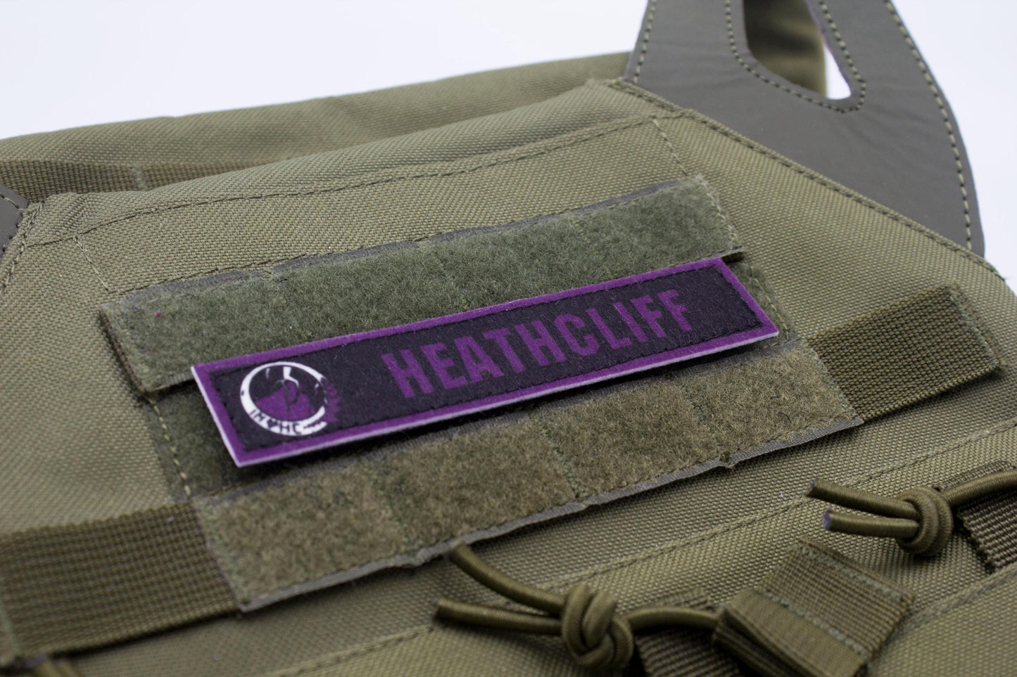 Heathcliff Limbus Company stripe hook and loop patch