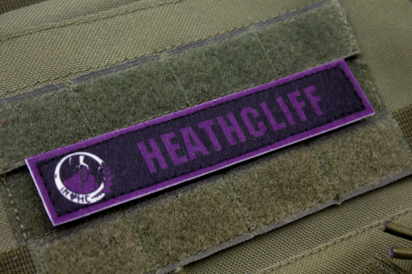 Heathcliff Limbus Company stripe hook and loop patch