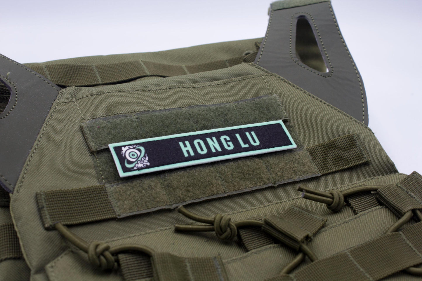 Hong Lu Limbus Company stripe hook and loop patch
