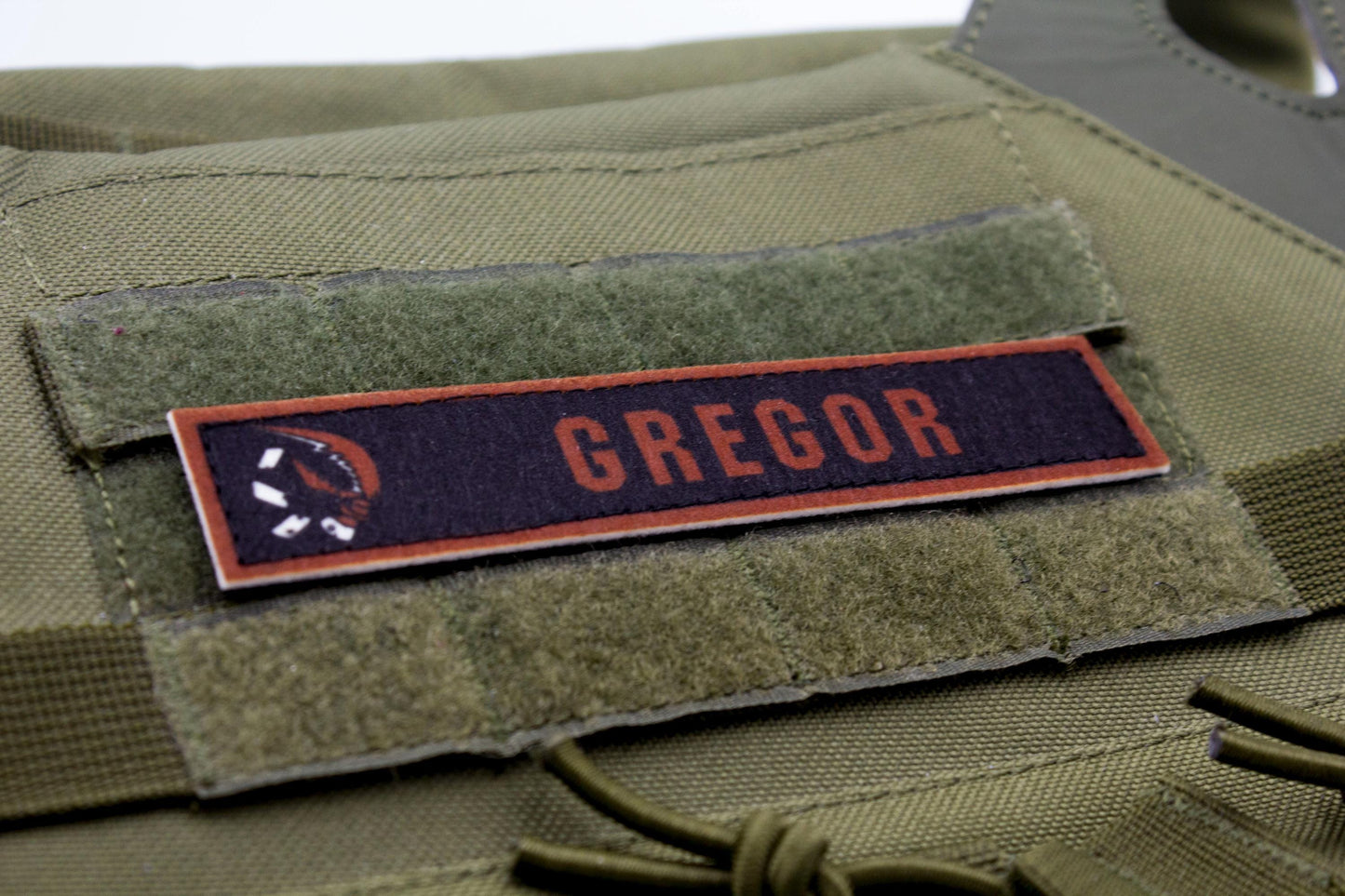 Gregor Limbus Company stripe hook and loop patch