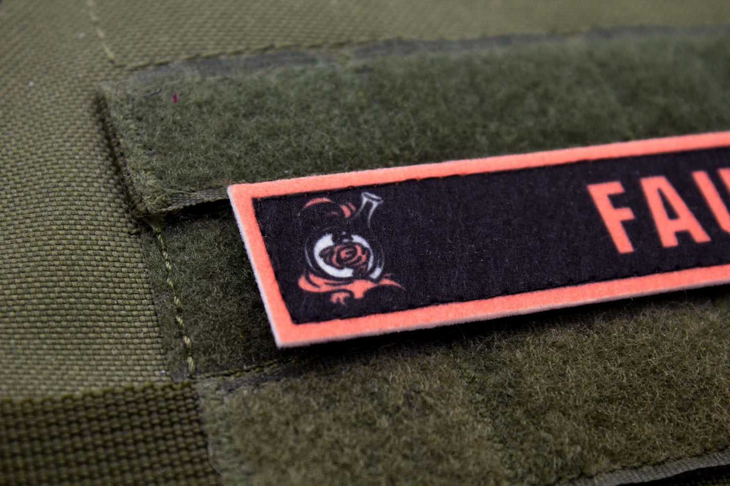 Faust Limbus Company stripe hook and loop patch