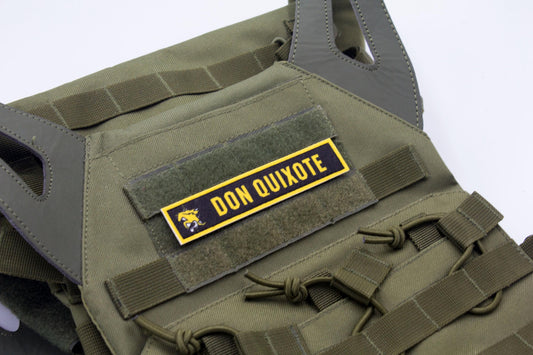 Don Quixote Limbus Company stripe hook and loop patch