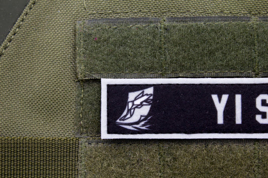Yi Sang Limbus Company stripe hook and loop patch