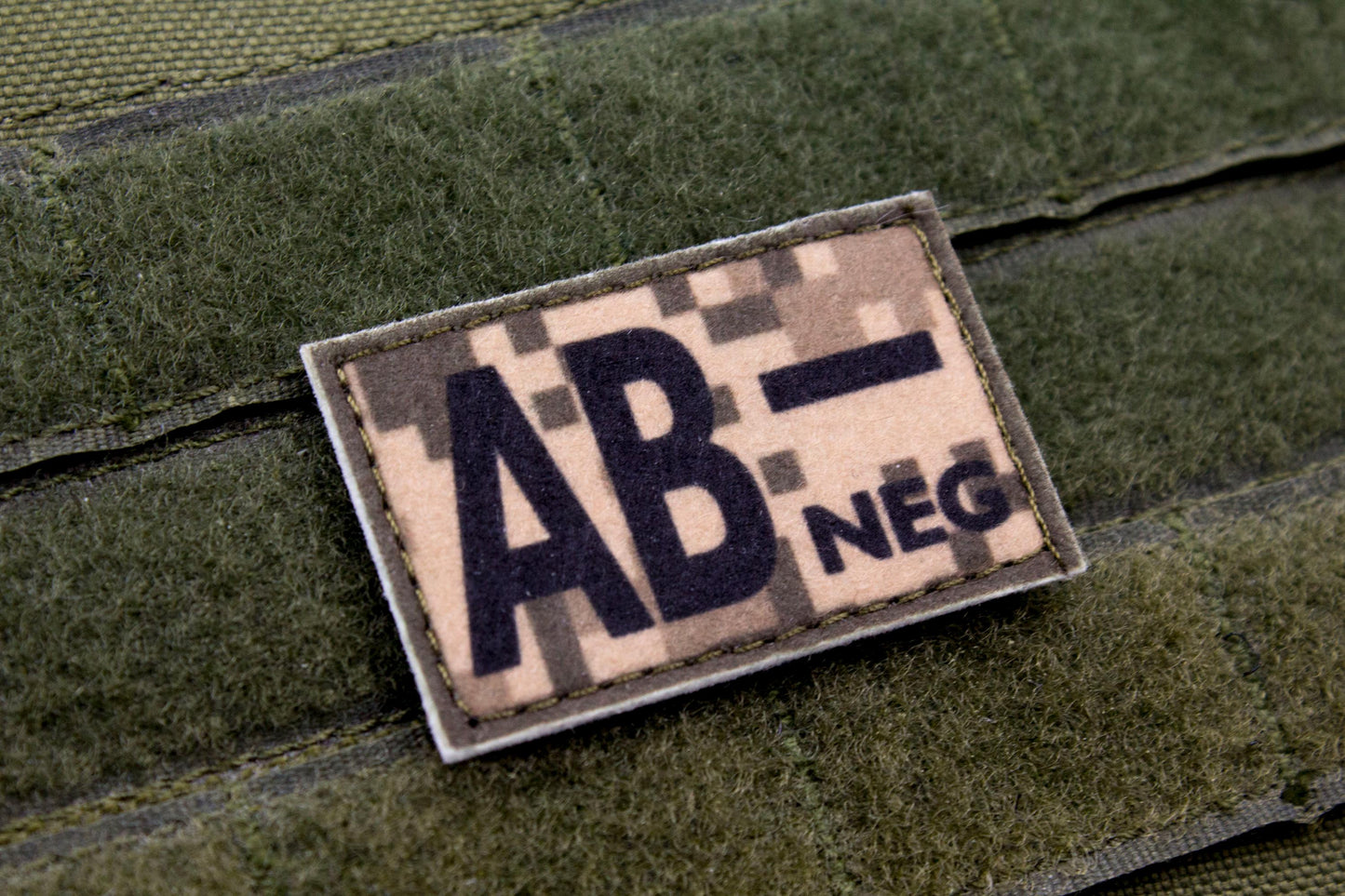 Blood type AB- neg PIXEL paramedic emt patch