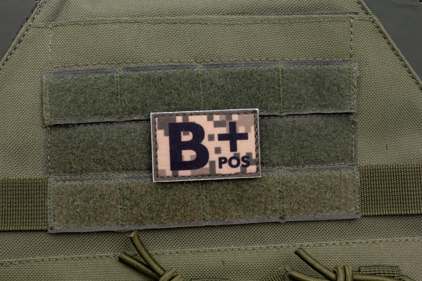 Blood type B+ pos PIXEL paramedic emt patch