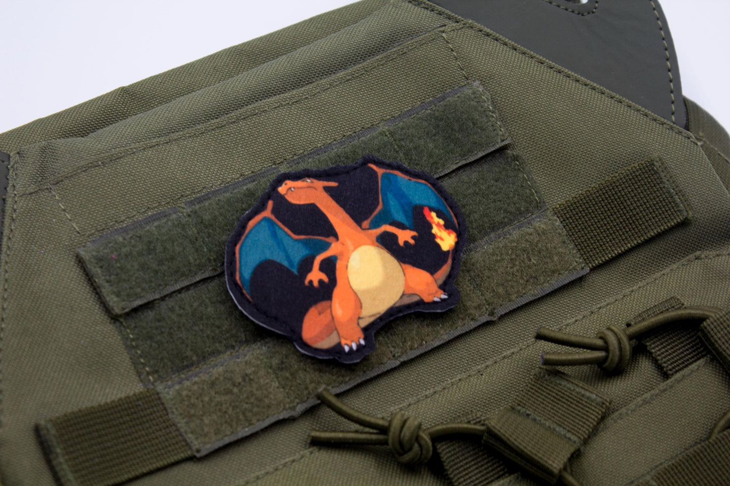 Charizard Pokemon hook and loop anime patch
