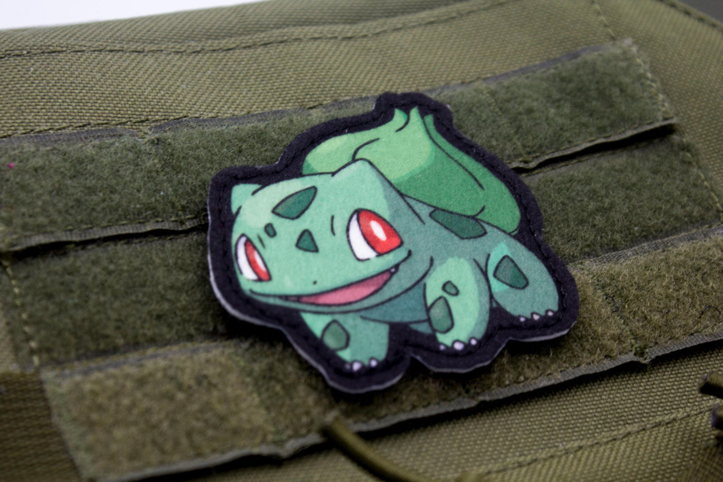 Bulbasaur Pokemon hook and loop anime patch