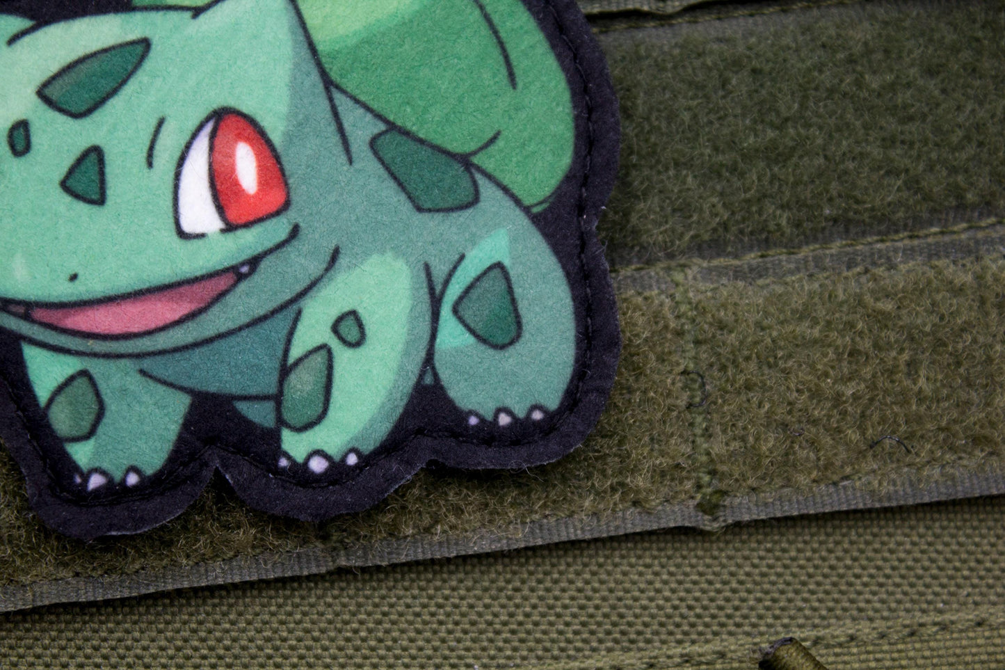 Bulbasaur Pokemon hook and loop anime patch