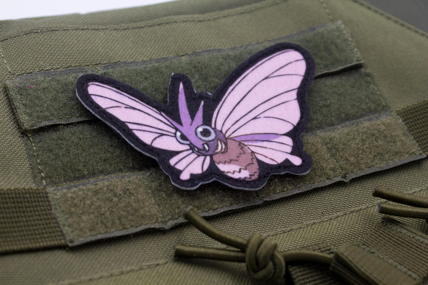 Venomoth Pokemon hook and loop anime patch