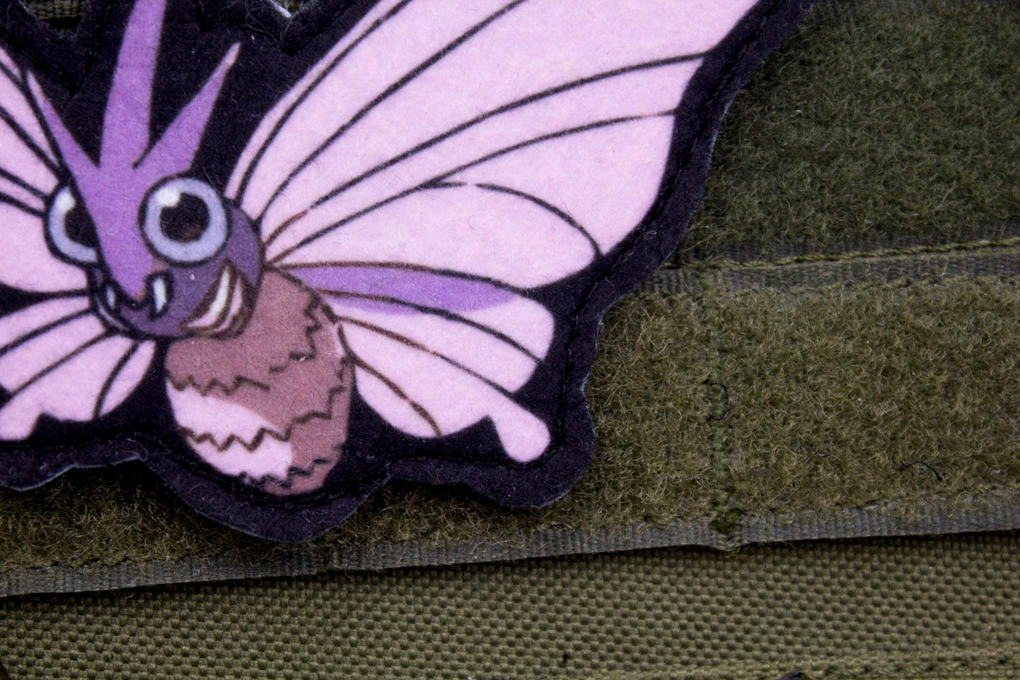 Venomoth Pokemon hook and loop anime patch