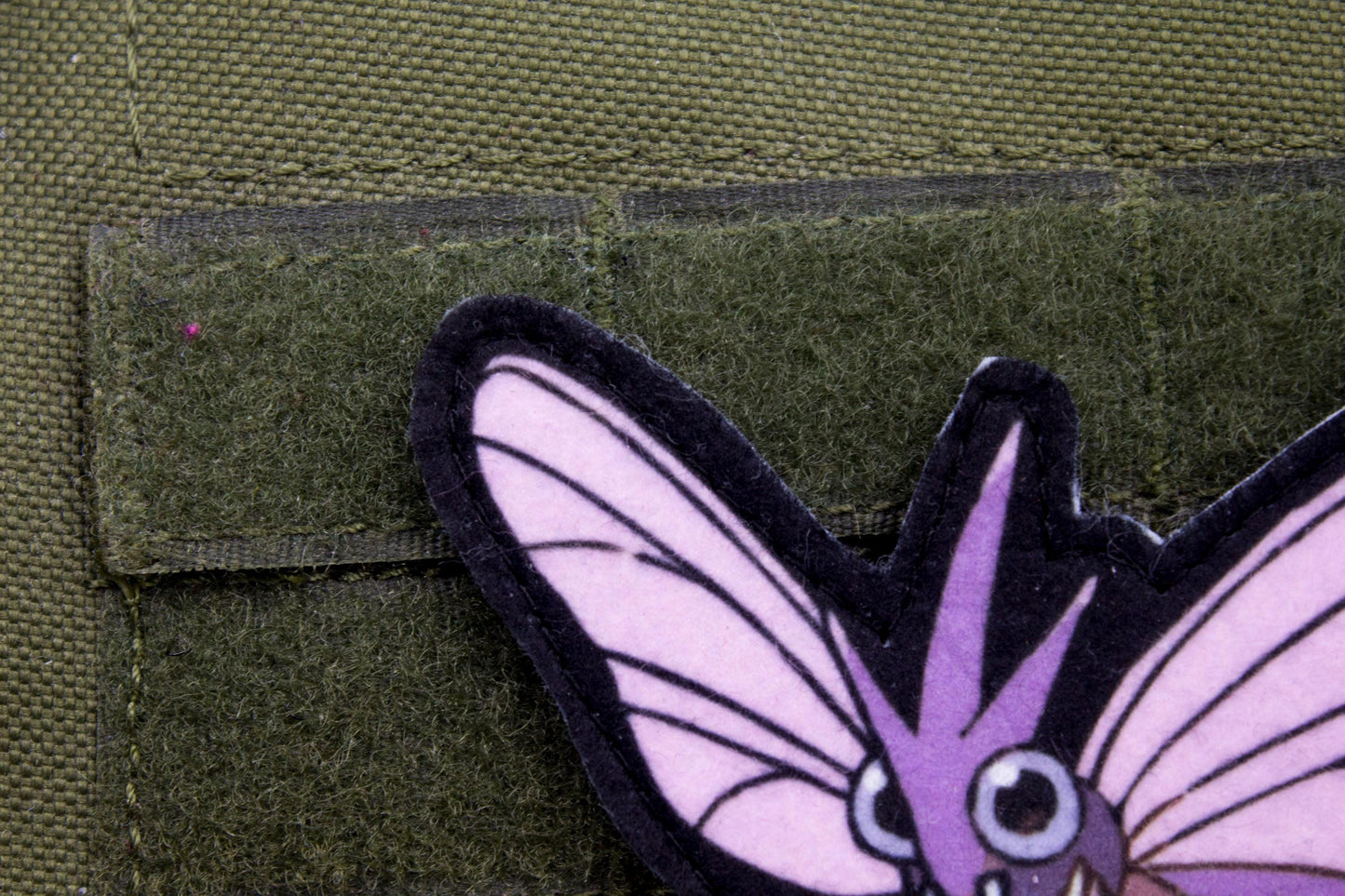 Venomoth Pokemon hook and loop anime patch