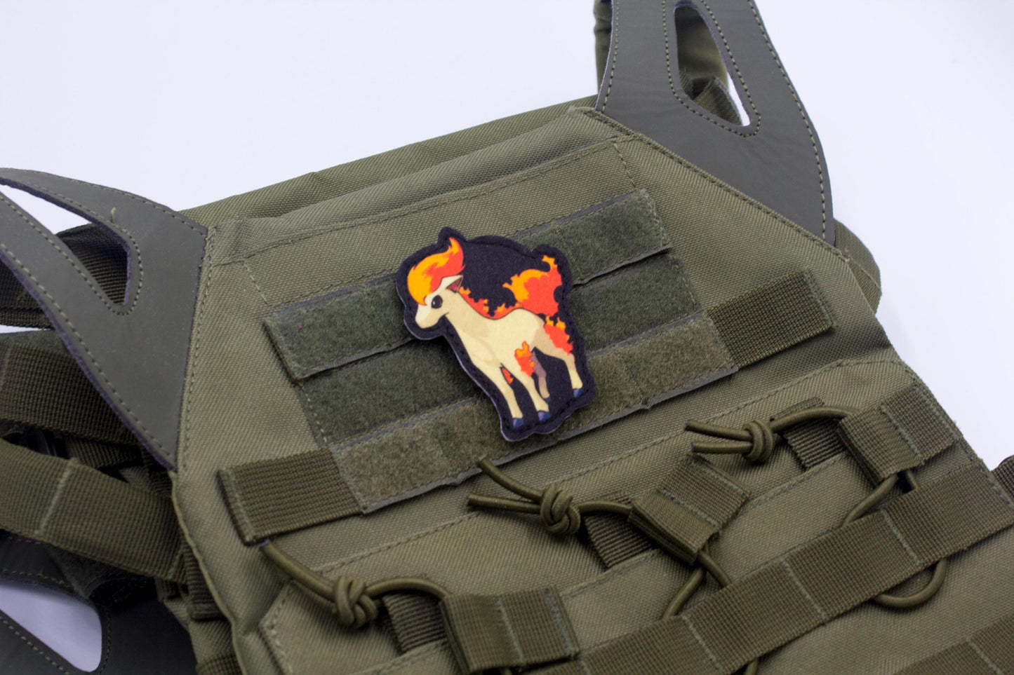 Ponyta Pokemon hook and loop anime patch