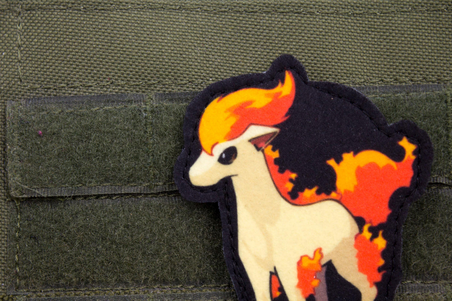 Ponyta Pokemon hook and loop anime patch