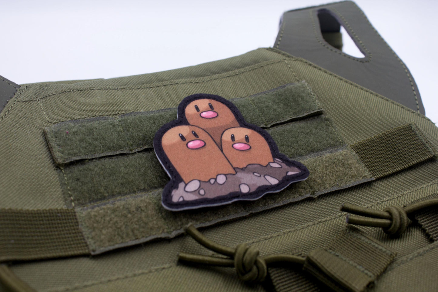 Dugtrio Pokemon hook and loop anime patch