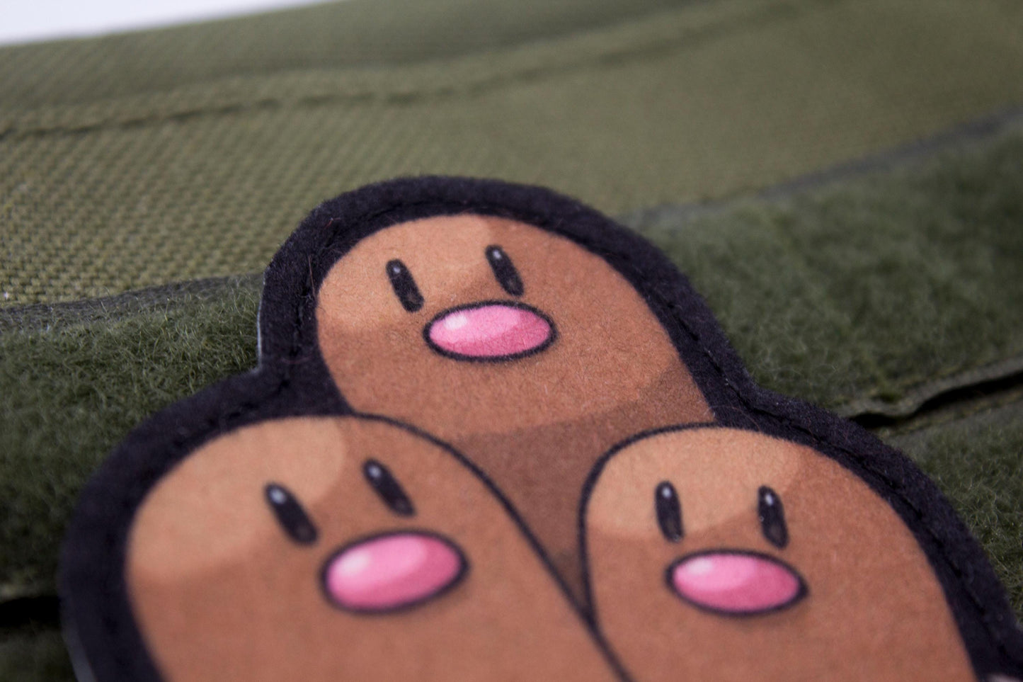 Dugtrio Pokemon hook and loop anime patch