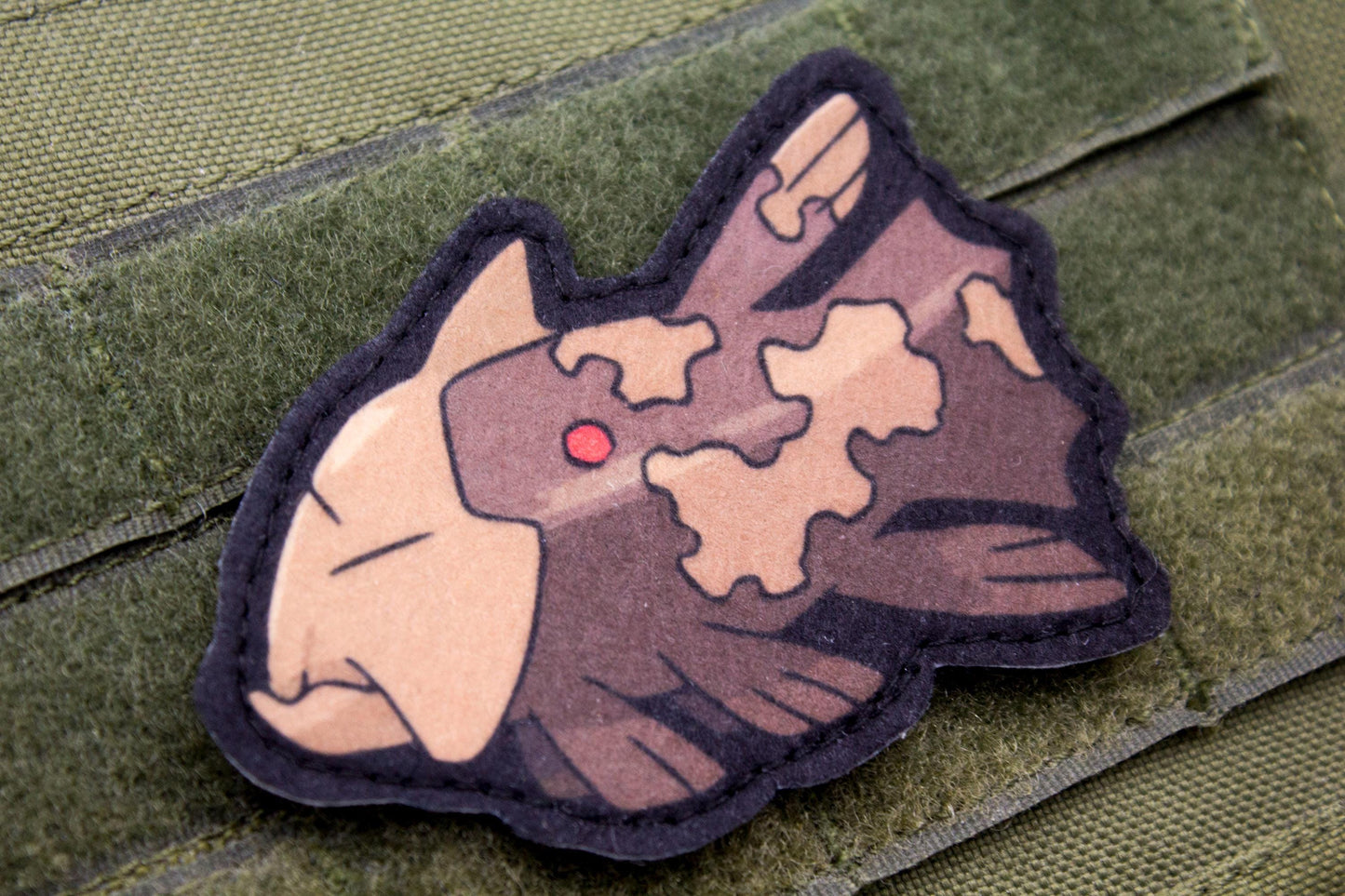 Relicanth Pokemon hook and loop anime patch