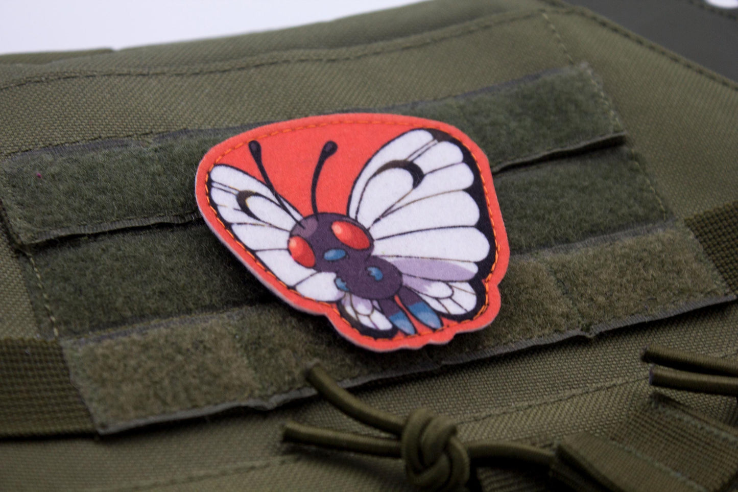 Butterfree Pokemon hook and loop anime patch