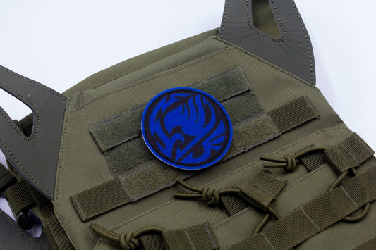 Fairy Tail Guild Logo DARK BLUE hook and loop patch 3″