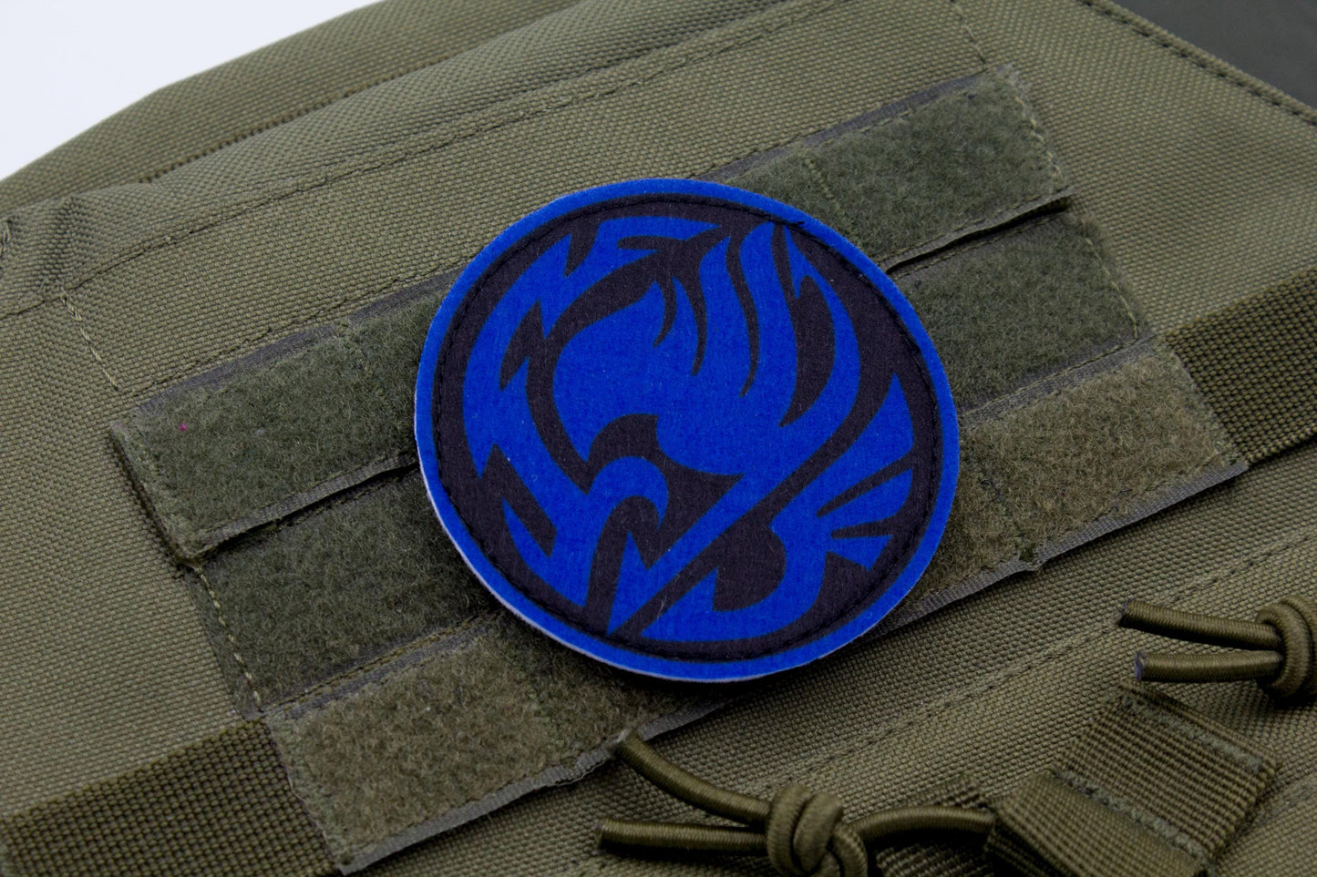 Fairy Tail Guild Logo DARK BLUE hook and loop patch 3″