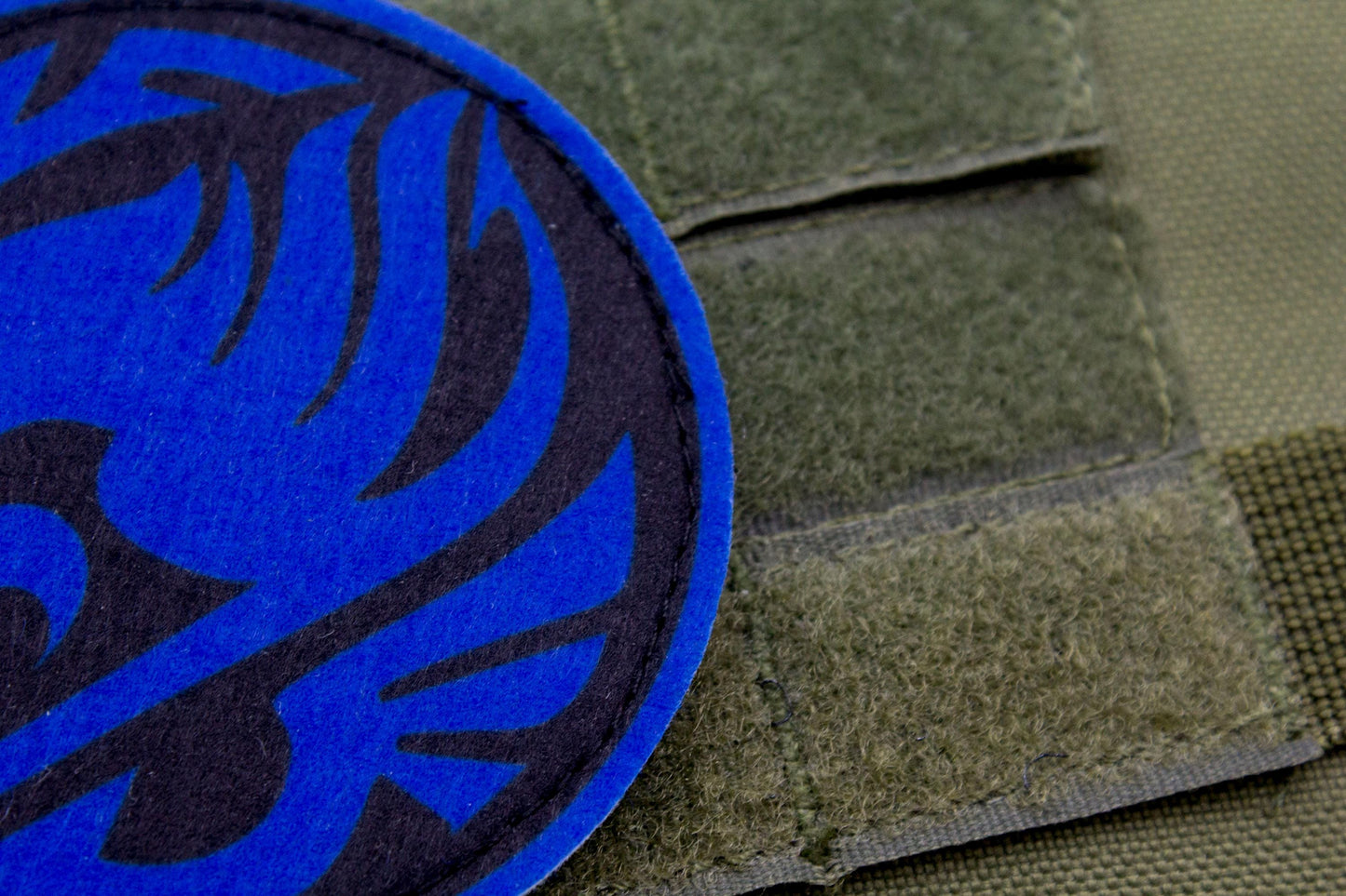 Fairy Tail Guild Logo DARK BLUE hook and loop patch 3″