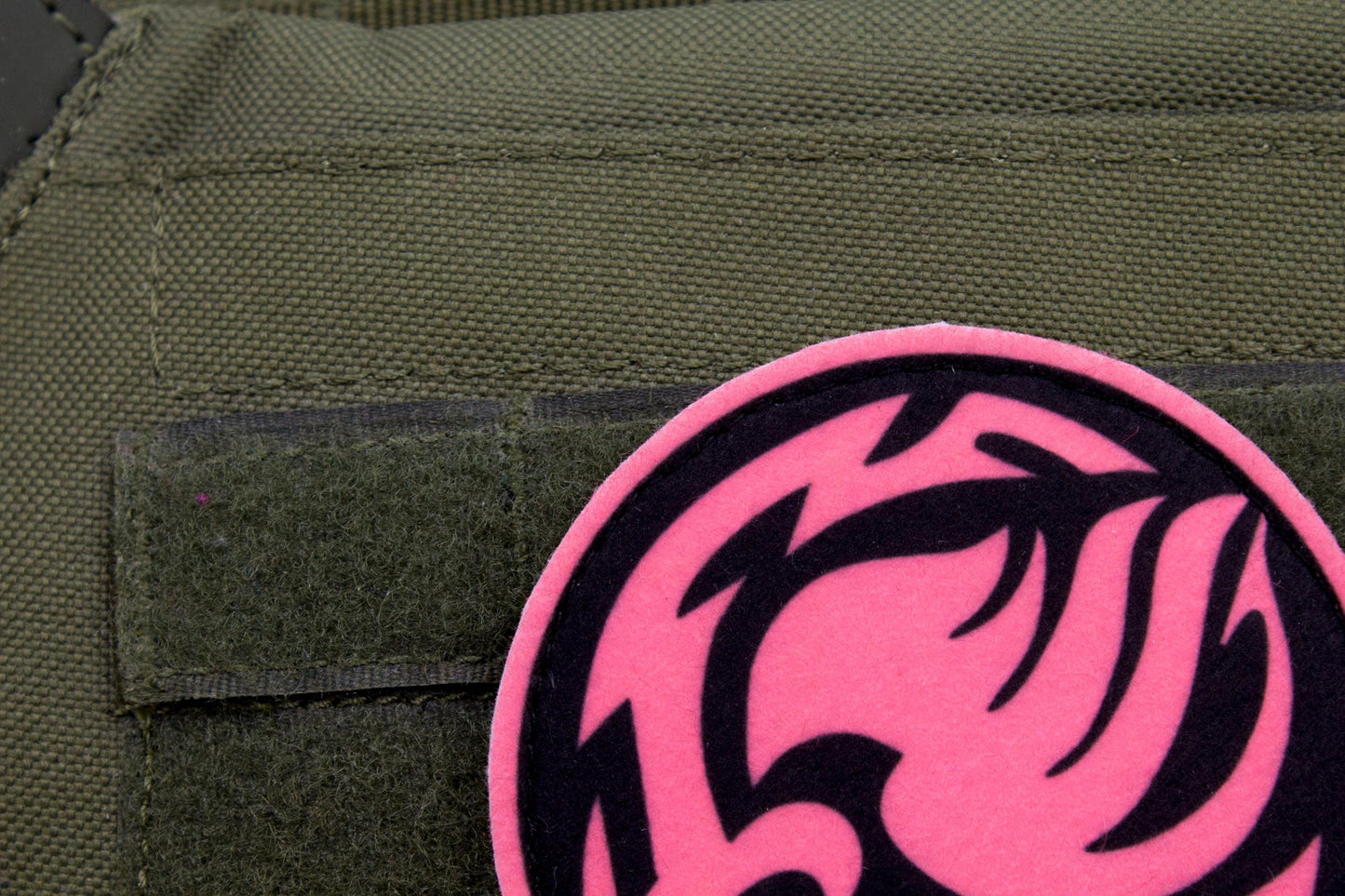 Fairy Tail Guild Logo PINK hook and loop patch 3″