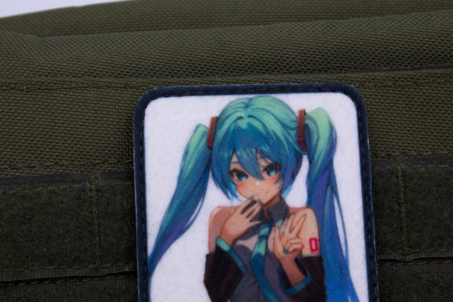 Hatsune Miku anime hook and loop patch