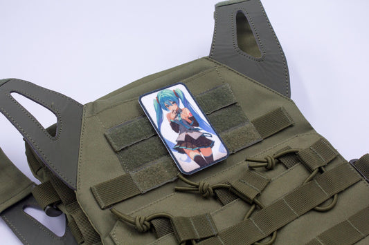Hatsune Miku anime hook and loop patch