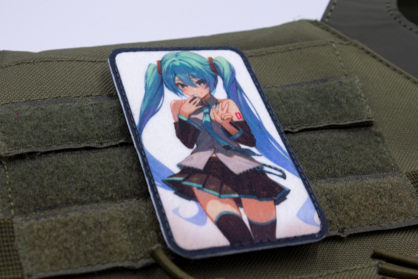Hatsune Miku anime hook and loop patch