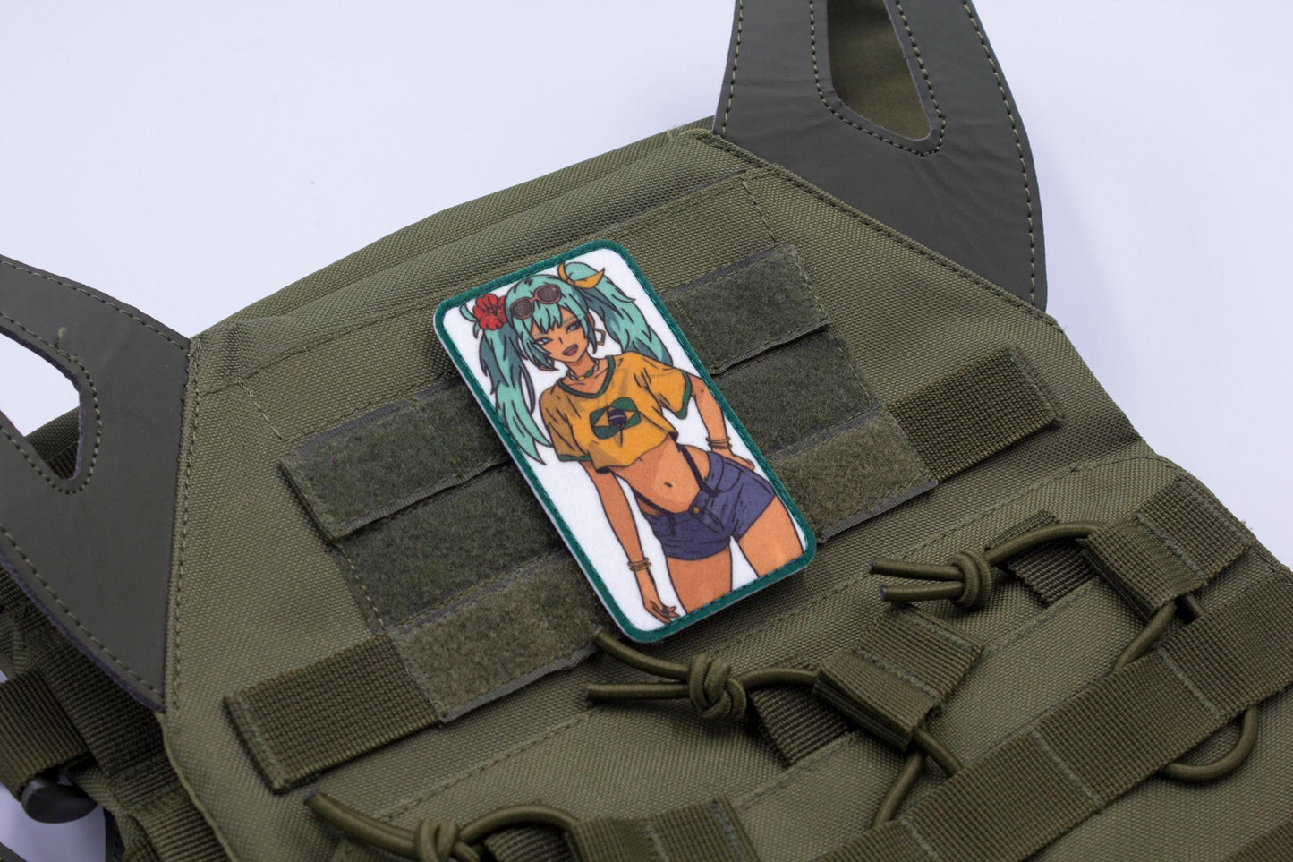 Brazilian Hatsune Miku anime hook and loop patch