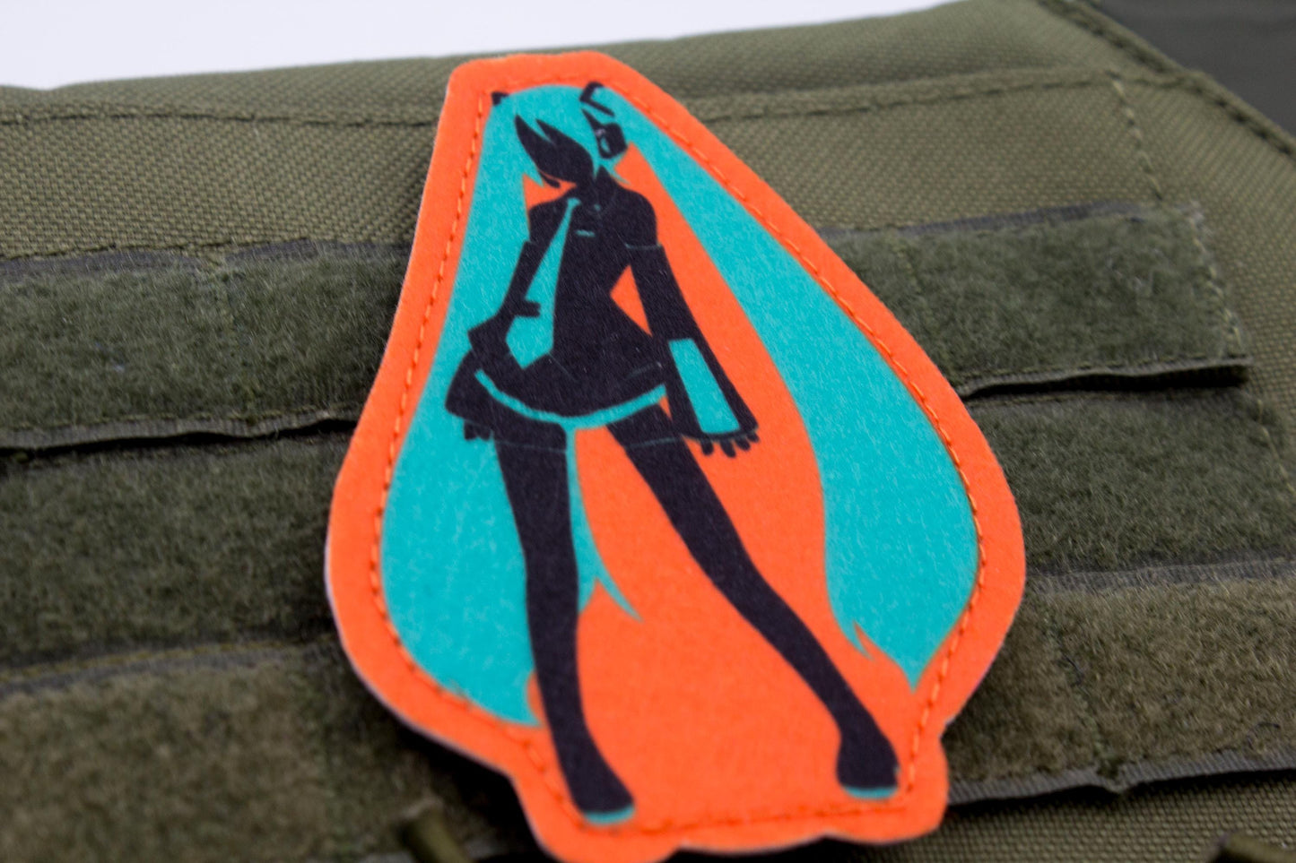 Hatsune Miku anime hook and loop patch